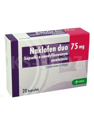 Naklofen duo 75 mg. 20 capsules